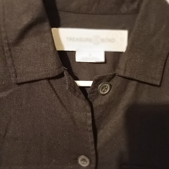 Treasure & Bond Black Linen Blend Jacket - Picture 4 of 6